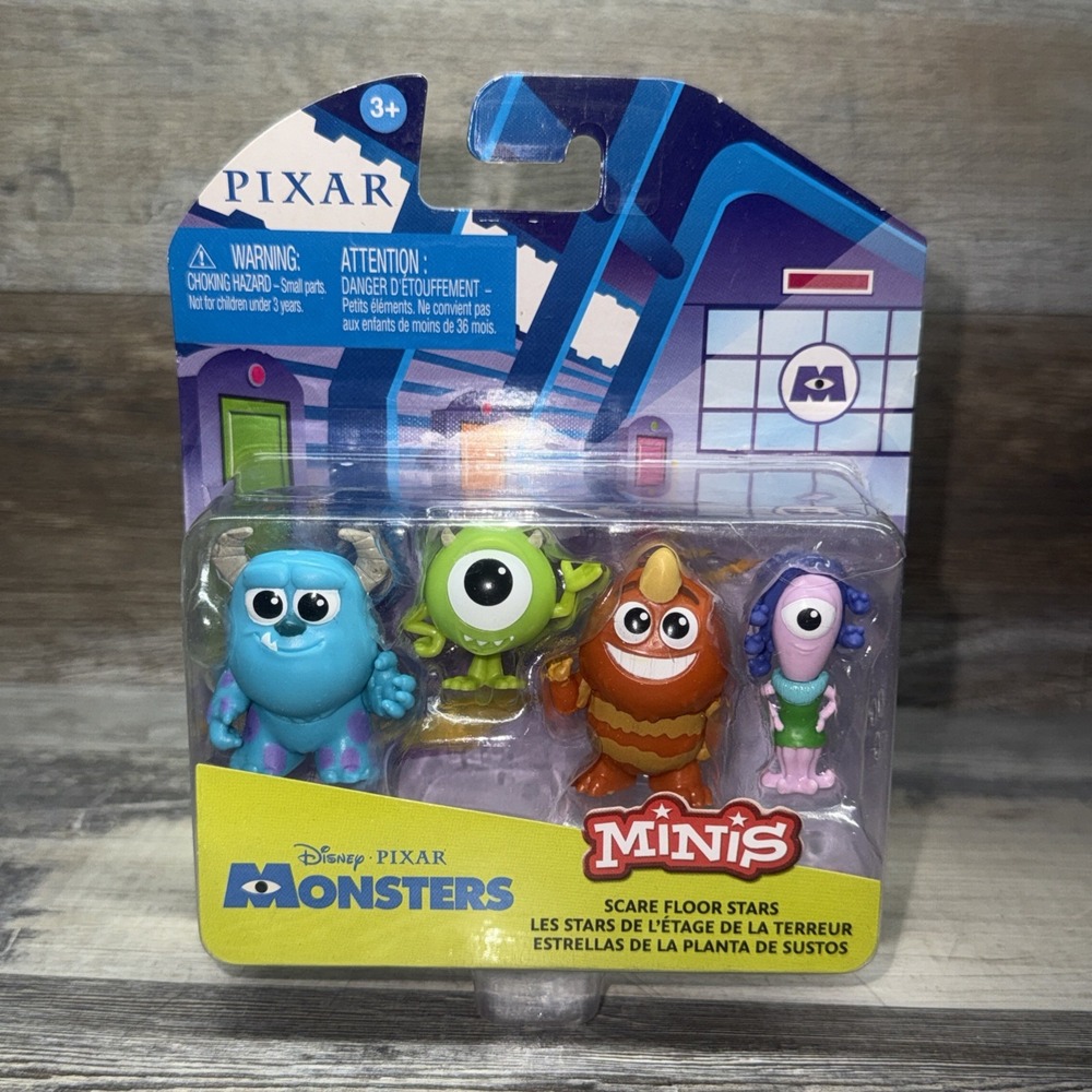Disney Pixar Monsters Inc MINIS Scare Floor Stars  Rare, Discontinued
